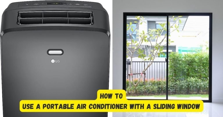 Use A Portable Air Conditioner With A Sliding Window