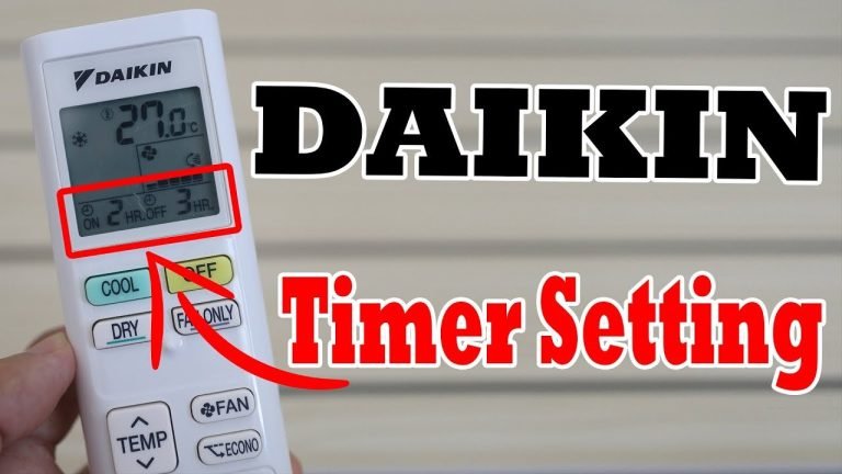 Cancel Timer On Daikin Air Conditioner Remote