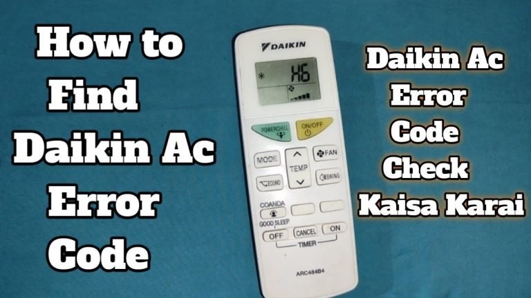How To Check Daikin Error Code: A Comprehensive Guide To Troubleshoot With Ease