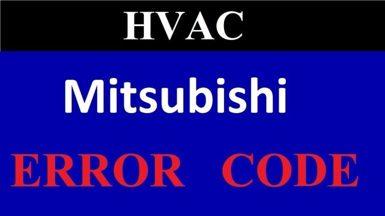 Mitsubishi Mxz Error Codes: Troubleshooting Guide For Efficient Cooling